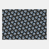 Weißes Nackthatch-Flying Original-Foto Geschenkpapier Set (Vorderseite 3)