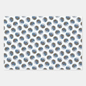 Weißes Nackthatch-Flying Original-Foto Geschenkpapier Set (Vorderseite 2)