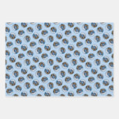 Weißes Nackthatch-Flying Original-Foto Geschenkpapier Set (Vorderseite)