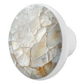 Weißes Nacre-Muster Keramikknauf (Rechts)