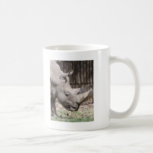 weißes Nashorn Kaffeetasse (Rechts)
