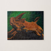 Weißes Nashorn-Puzzlespiel Puzzle (Horizontal)
