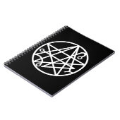 Weißes Necronomicon Siegel-Notizbuch Notizblock (Linke Seite)