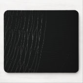 Weißes Netz mit schwarzem Hintergrund Mousepad (Vorne)