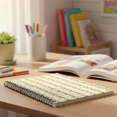 Weißes Notebook Notizblock