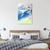 Weißes Ohr Leinwanddruck (Insitu (Schlafzimmer))