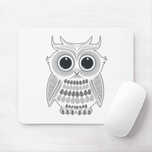 Weißes Ohr Mousepad (Mit Mouse)