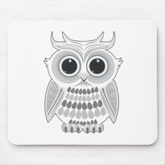 Weißes Ohr Mousepad (Vorne)