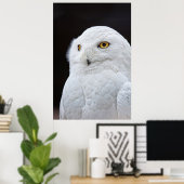 Weißes Ohr Poster (Heimbüro)