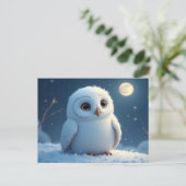 Weißes Ohr Postkarte (Stehend Vorderseite)