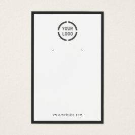 Weißes Ohrmarkenschild