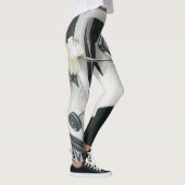 Weißes Oldsmobile-Design Leggings (Rechts)