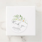 Weißes Orchid-Brautparty Geschenkanhänger (Beispiel)