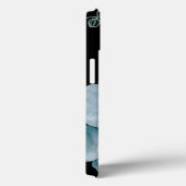 Weißes Orchideenmuster Case-Mate iPhone Hülle (Rückseite / Rechts)