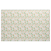 Weißes Orchideenmuster Stoff (Fat Quarter (45,7 x 55,9 cm))