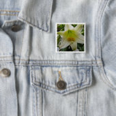 Weißes "Ostern" Lilien-Button Button (Beispiel)