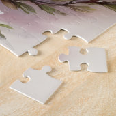 Weißes Owl-Blumenportrait Puzzle (Seite)