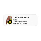 Weißes Owl Monogramm (Vorne)