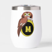 Weißes Owl Monogramm (Vorderseite)