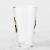 Weißes Owl Monogramm Glas (Rechts)