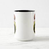 Weißes Owl Monogramm Tasse (Zentrum)