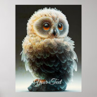 Weißes Owlet.