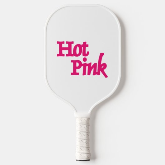 Weißes Paddel-Paddel in Pink Pickleball Schläger (Vorderseite)