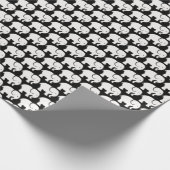 Weißes Papier für Elefantendesign Geschenkpapier (Ecke)