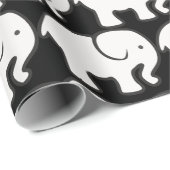 Weißes Papier für Elefantendesign Geschenkpapier (Rolleneckpunkt)