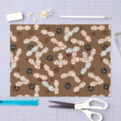 Weißes Papier für Hundenknochen (Handwerk)