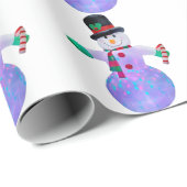 Weißes Papier Geschenkpapier (Rolleneckpunkt)