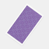 Weißes Papier mit wiederholendem Muster Serviette (Ecke)