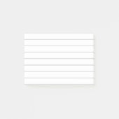 Weißes Papier Post-it Klebezettel (Vorderseite)