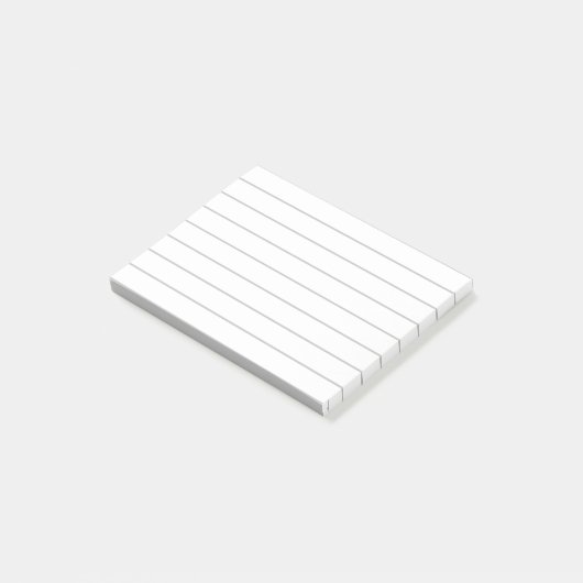 Weißes Papier Post-it Klebezettel (angewinkelt)