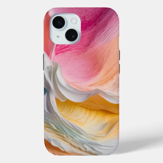 Weißes Papier Splash Vivid Gradient Case-Mate iPhone Hülle (Rückseite)