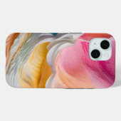 Weißes Papier Splash Vivid Gradient Case-Mate iPhone Hülle (Rückseite (Horizontal))