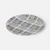 WEISSES PAPPTELLER (Schrägansicht)