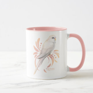 Weißes Parakeet Tasse