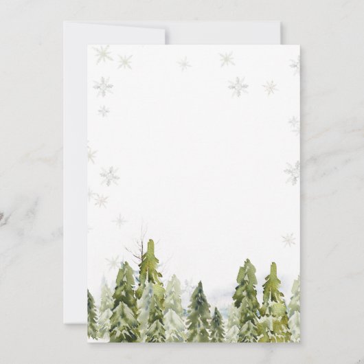 Weißes Party Einladung (Rückseite)