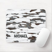 Weißes Peeling - Anpassbar Mousepad (Mit Mouse)