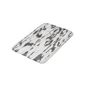 Weißes Peeling Badematte (Schrägansicht)