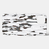 Weißes Peeling Case-Mate iPhone Hülle (Rückseite (Horizontal))