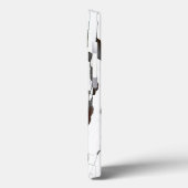 Weißes Peeling Case-Mate iPhone Hülle (Rückseite / Links)