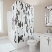 Weißes Peeling Duschvorhang (Beispiel)