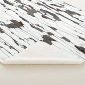 Weißes Peeling Sherpadecke (3/4)