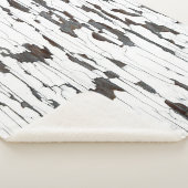 Weißes Peeling Sherpadecke (3/4)