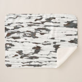 Weißes Peeling Sherpadecke (Vorderseite (Horizontal))