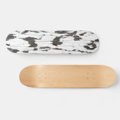 Weißes Peeling Skateboard (Horizontal)