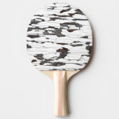 Weißes Peeling Tischtennis Schläger (Vorderseite)
