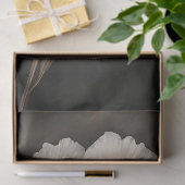 Weißes Peony in Bloom Botanische Malerei Dekoupage Seidenpapier (Geschenk)